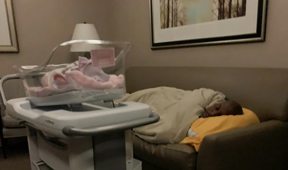 Tyrese’s Wife In Labor 30 Hours, Delivers Baby Girl Soraya Lee Gibson [Photo]