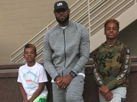 LeBron James’ 11 & 14-Year-Old Sons Drink Wine