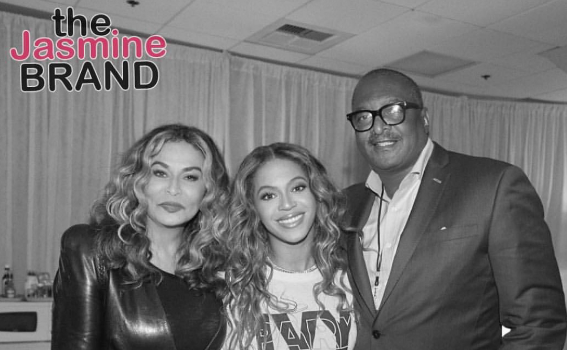 Mathew Knowles Talks Surprise Reunion w/ Beyonce & Ex Wife Tina Lawson Backstage