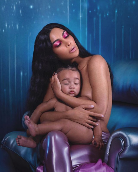 Kim Kardashian Sweetly Holds Baby Chicago In New Beauty Ad