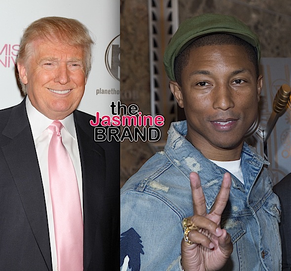 Pharrell Threatens To Sue Trump For Playing “Happy” At Rally