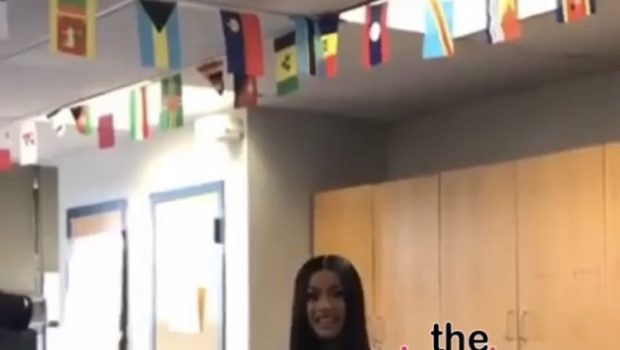 Cardi B Gets Emotional When Talking To Students From Her High School [VIDEO]