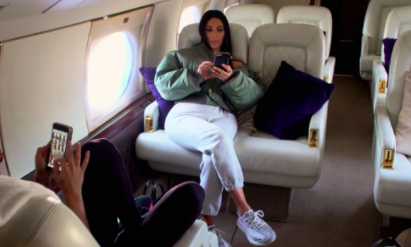 Kim Kardashian Gives A Tour Of Extravagant Double Decker Private Plane [VIDEO]
