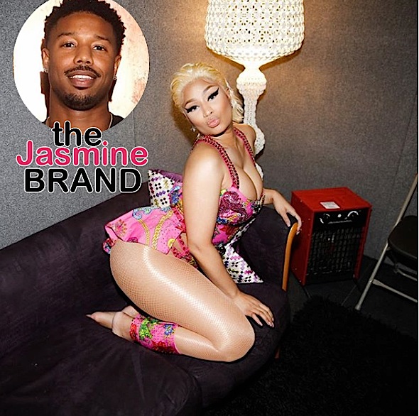 Nicki Minaj Blatantly Flirts w/ Michael B Jordan On Live TV [VIDEO]