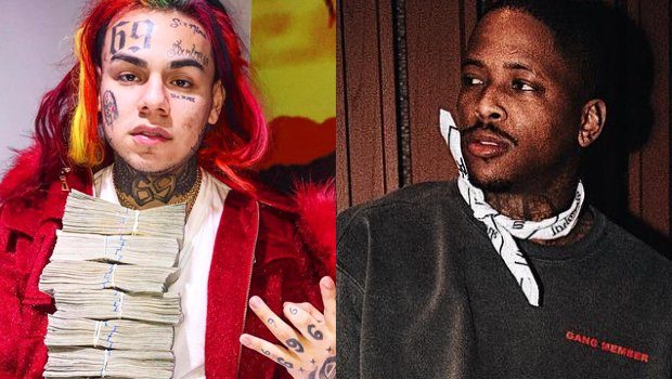 Tekashi 6ix9ine Has Incident With Blood Members In Long Beach, YG Warns Him To Stop Talking About Him