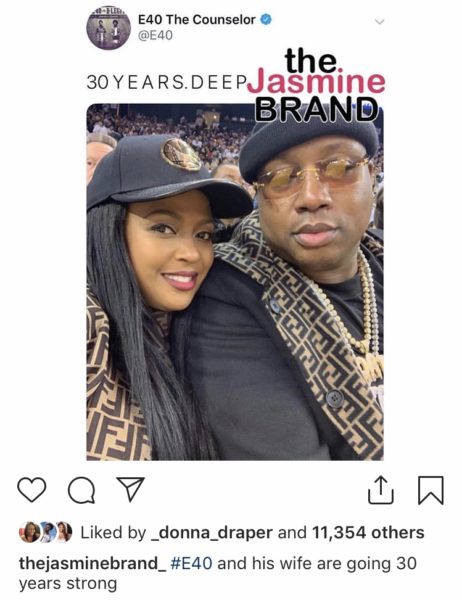 Rapper E-40 And His Wife Celebrate 26 Years Of Marriage With A