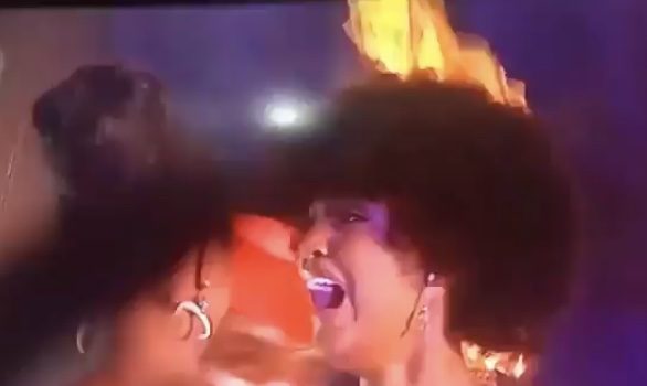 Miss Africa’s Hair Catches Fire While Being Crowned
