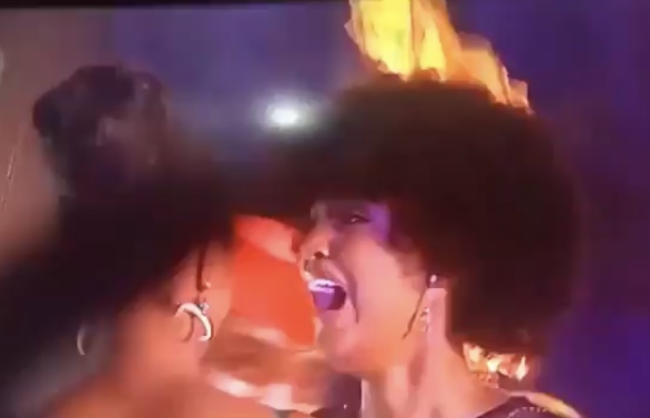 Miss Africa’s Hair Catches Fire While Being Crowned