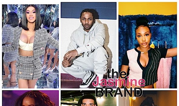Kendrick Lamar Leads Grammy Nominees + Drake, Kendrick Lamar, Cardi B, H.E.R., Ella Mai, SZA & More