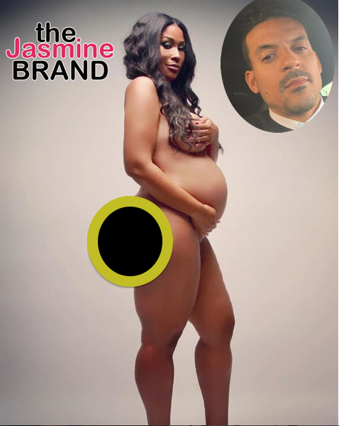 Matt Barnes’ Future Baby Mother Anansa Sims Poses Nude For Maternity Shoot