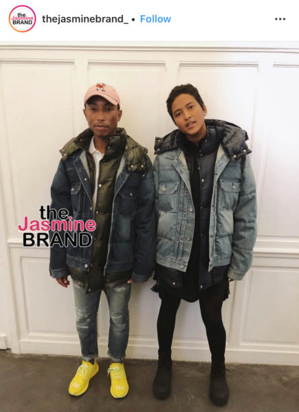 Pharrell Williams shares photo of his triplets' new shoes