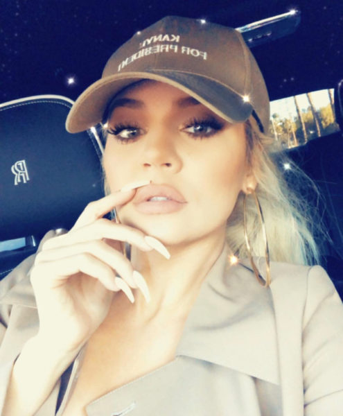 Khloé Kardashian Rocks Hat Encouraging Kanye West To Run For President ...