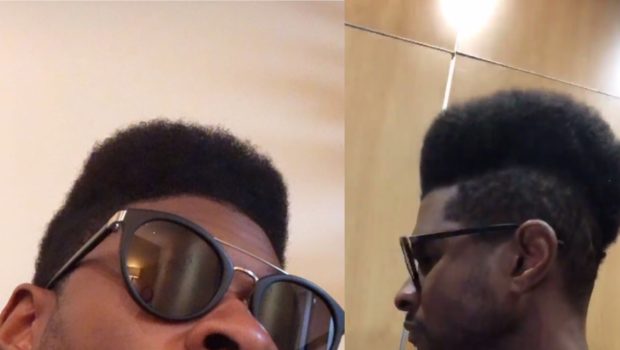 Usher Switches Hairstyle Again, Debuts High Top Fade [VIDEO]