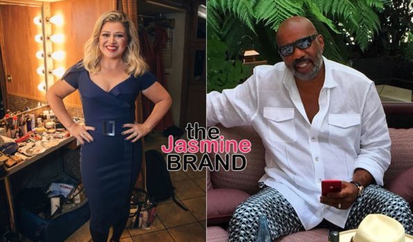 Steve Harvey Says He’s ‘Happy For’ Kelly Clarkson After She Replaced Him,  Jokes That He Doesn’t Watch Her Show: I Ain’t That Happy