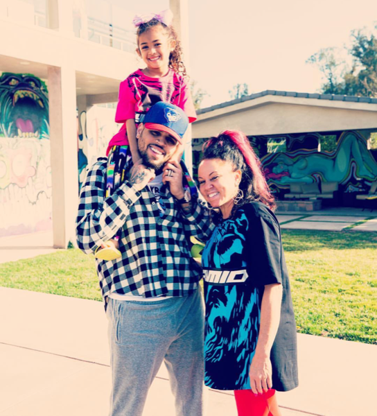 Chris Brown Poses W/ The Most Important Women In His Life, Amidst Rape Allegations