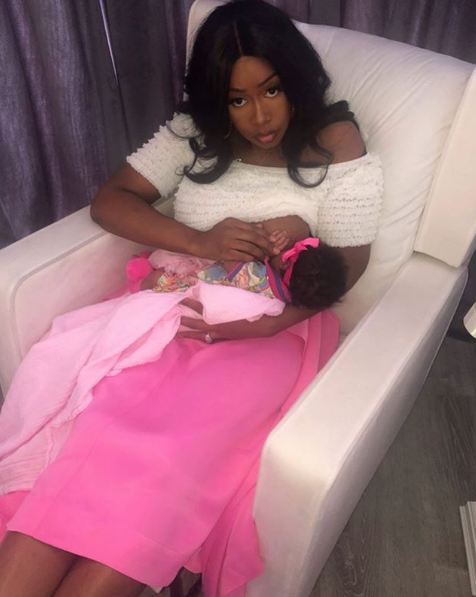 Remy Ma Shares Breastfeeding Photo With Her “Golden Child”