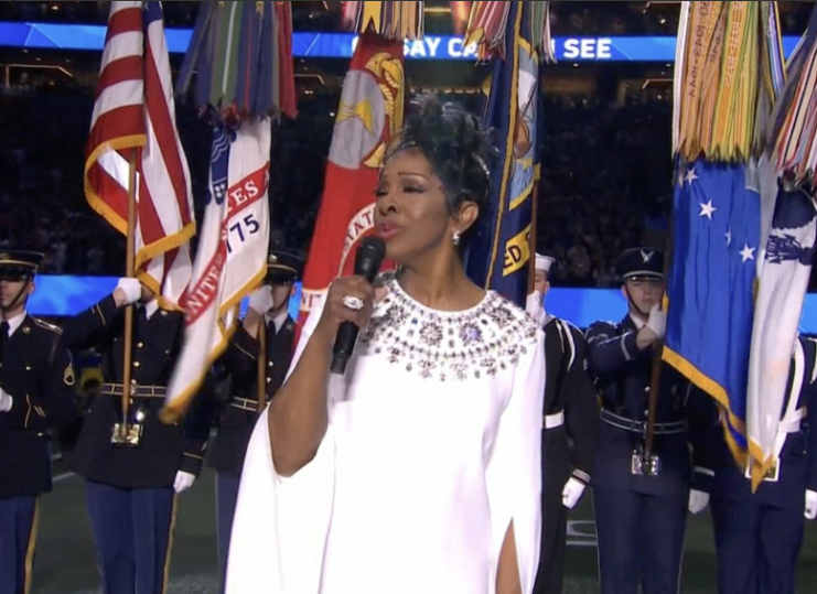 gladys knight national anthem super bowl 2019