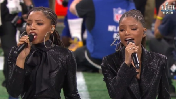 Watch Chloe x Halle Sing ‘America The Beautiful’ At Super Bowl Pre Game [VIDEO]