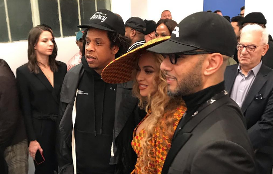 Beyonce & Jay Z Spotted At Swizz Beatz Dreamweaver Art Gala [VIDEO]
