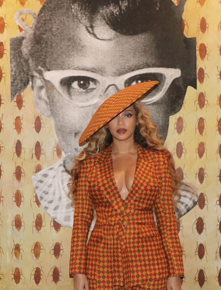 Beyonce Serves African Print Drip, Wearing EnaGancio & L’AFSHAR [Photos]