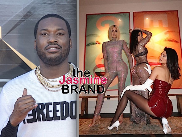 Meek Mill Compliments Kourtney Kardashian’s Fat A** In Sister’s Hot Shoot