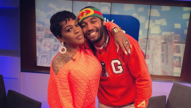 Lil’ Mo’s Husband Caught On Camera Affectionately Talking To Mystery Woman