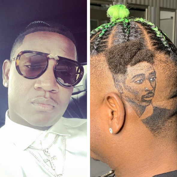 tupac juice haircut back