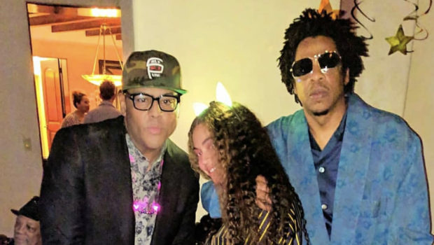 Beyonce & Jay Z Spotted At Quincy Jones Pajama Party [VIDEO]