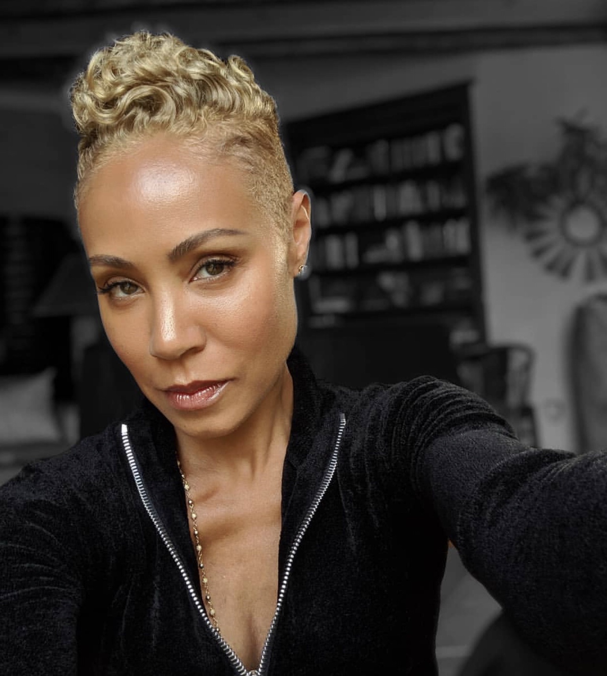 jada pinkett celebrity haircut hairstyles