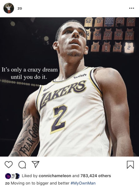 Lonzo Ball Reportedly Forced to Cover Big Baller Brand Tattoo