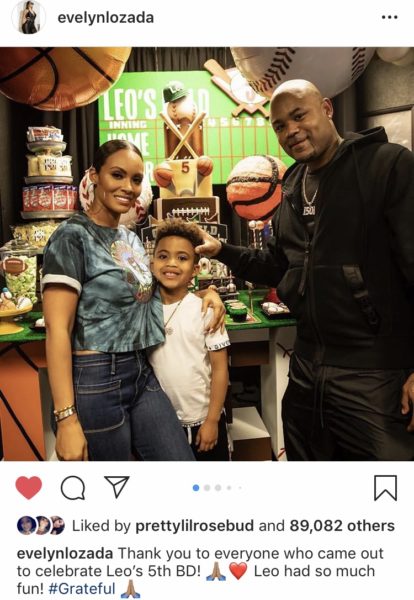 EVELYN LOZADA AND CARL CRAWFORD THROW A SPORTS-THEMED BIRTHDAY