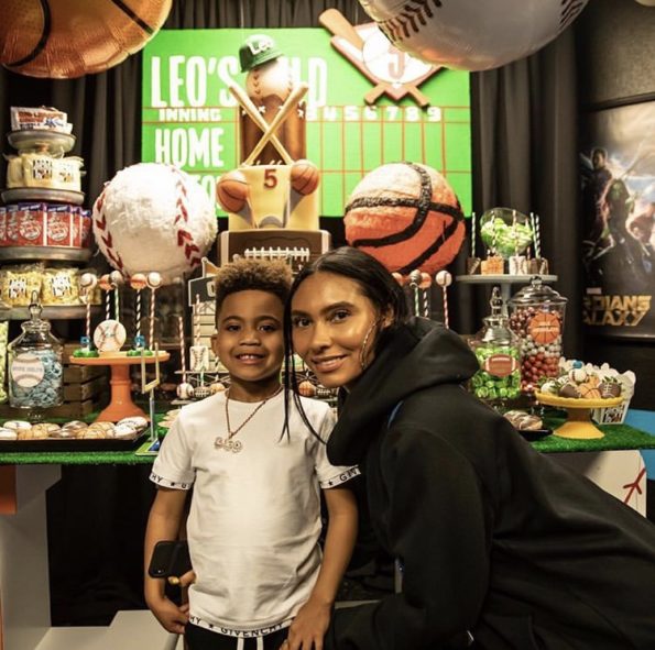 Evelyn and Carl Crawford Spend Quality Time with Their Son Leo