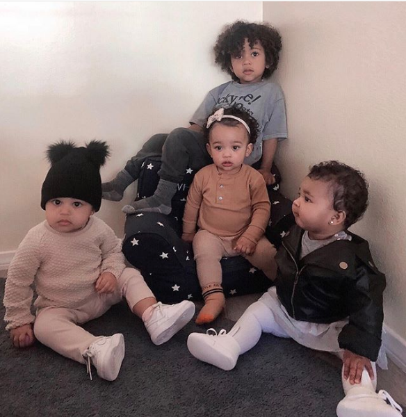 Kim Kardashian Shows Off 2nd Generation of Squad Goals [Photos]