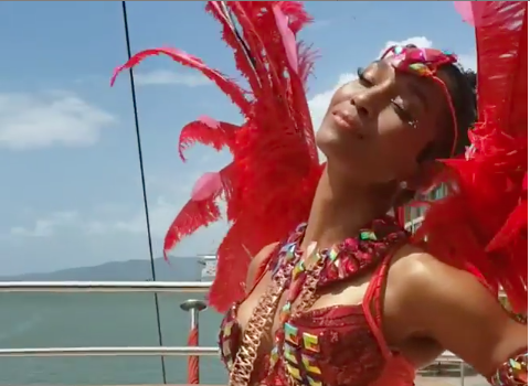 TLC’s Chilli Shows Off Her Insanely Hot Body & Carnival Costume W/ Lil Kim, Mya [VIDEO]