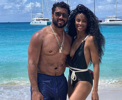 Russell Wilson, Ciara & Kids Live It Up On Family Vacation [VIDEO]
