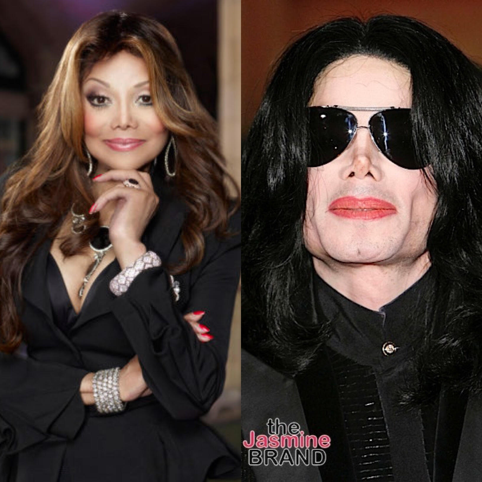 Latoya Jackson is protected by bodyguards as she leaves the Chanel store  after shopping on Robertson Blvd in Los Angeles, CA. 8/17/09 Stock Photo -  Alamy