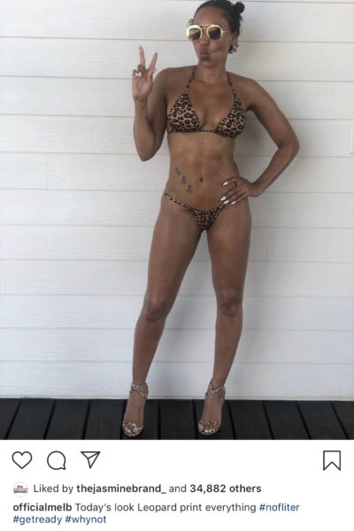 Mel B Ditches 1st Spice Girls Rehearsal Posts Sexy Bikini Photo