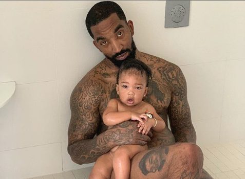 JR Smith Posing Naked In Shower W/ Infant Daughter Garners Mixed Reactions [Photo]
