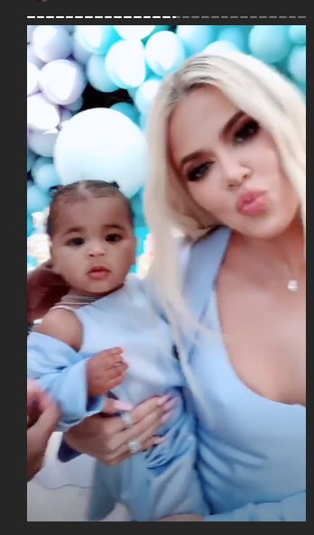 Khloe Kardashian & Tristan Thompson Celebrate Daughter’s 1st B-Day