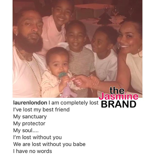 Lauren London Shared The Most Heartbreakingly Sweet Text She Sent