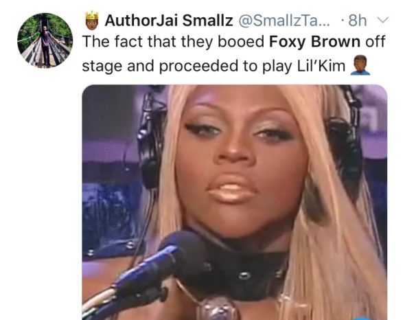 Uh Oh! Foxy Brown's Boob Pops Out During Performance!