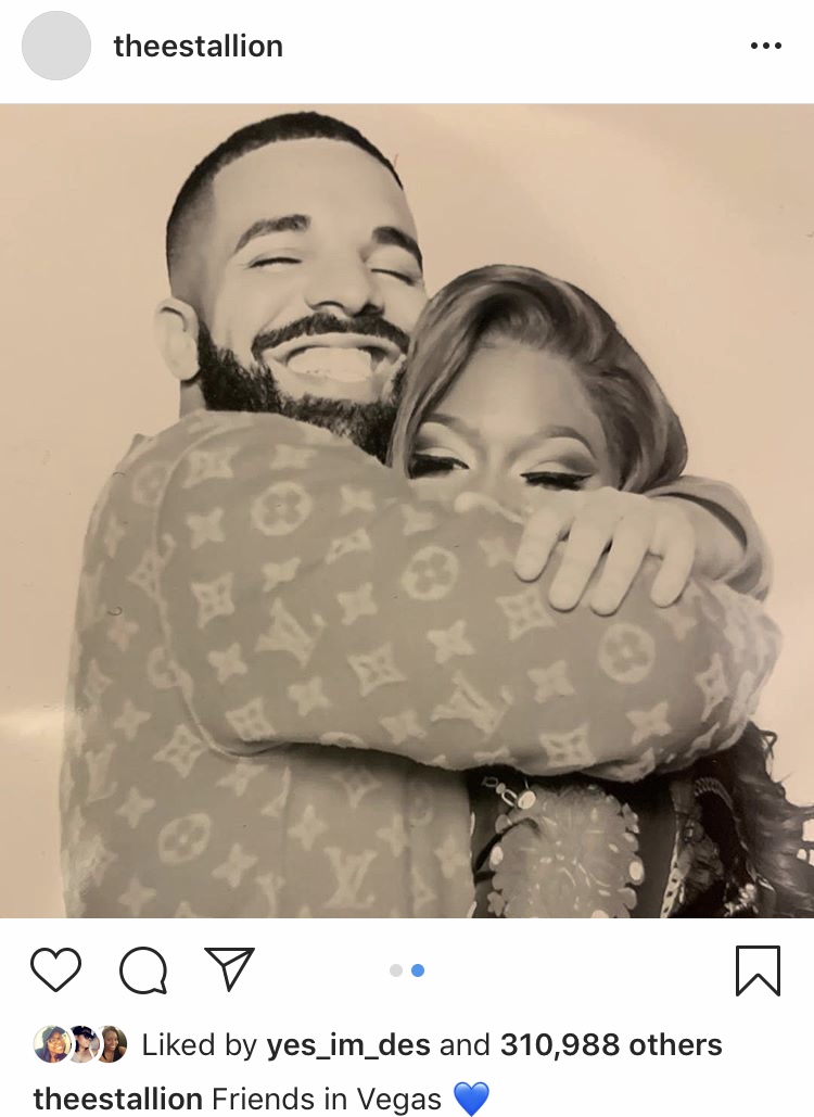 Drake & Megan Thee Stallion Party Together Amid Rumors of Collaboration