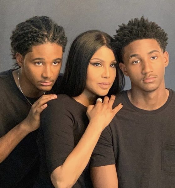 Toni Braxton Stuns In Photoshoot With Handsome Sons Thejasminebrand