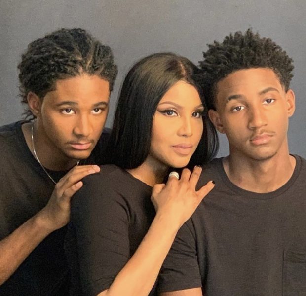 Toni Braxton Stuns In Photoshoot With Handsome Sons