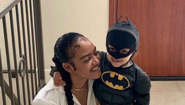 Nipsey Hussle & Lauren London’s Son Kross Cutely Wears Batman Costume! [Photos]