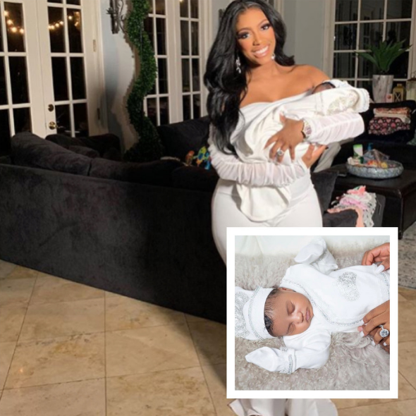 Porsha Williams Debuts Newborn Daughter Pilar Jhená [Photos]