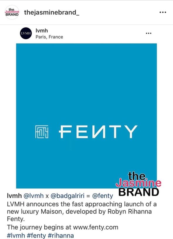 LVMH announces the fast approaching launch of a new luxury Maison,  developed by Robyn Rihanna Fenty - LVMH