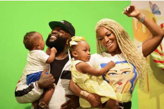 Rick Ross Has Adorable Family Shoot w/ Youngest Kids & Girlfriend