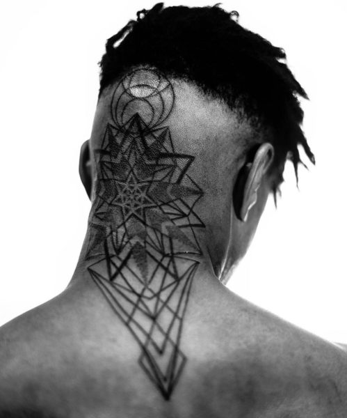 Usher Gets A New New Head Back Tattoo Photos Thejasminebrand