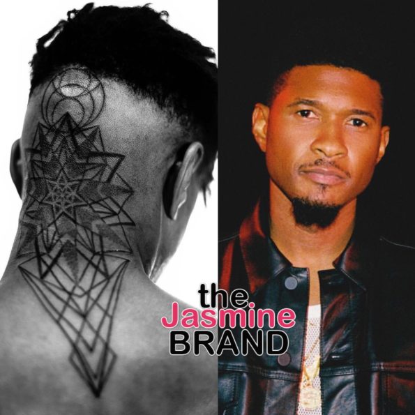 Usher Gets A New New Head Back Tattoo Photos Thejasminebrand